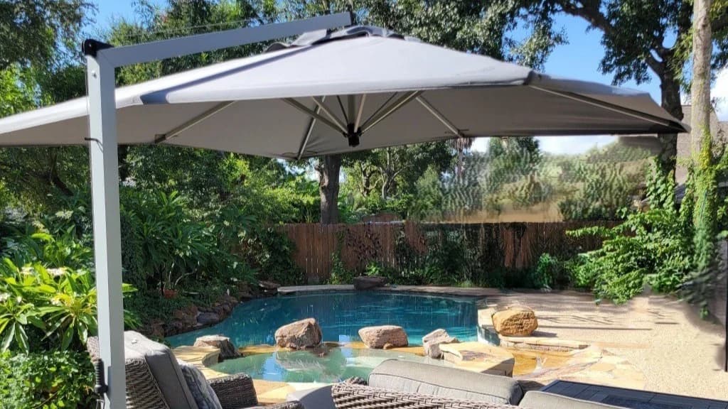 Pool Builders outdoor shade application