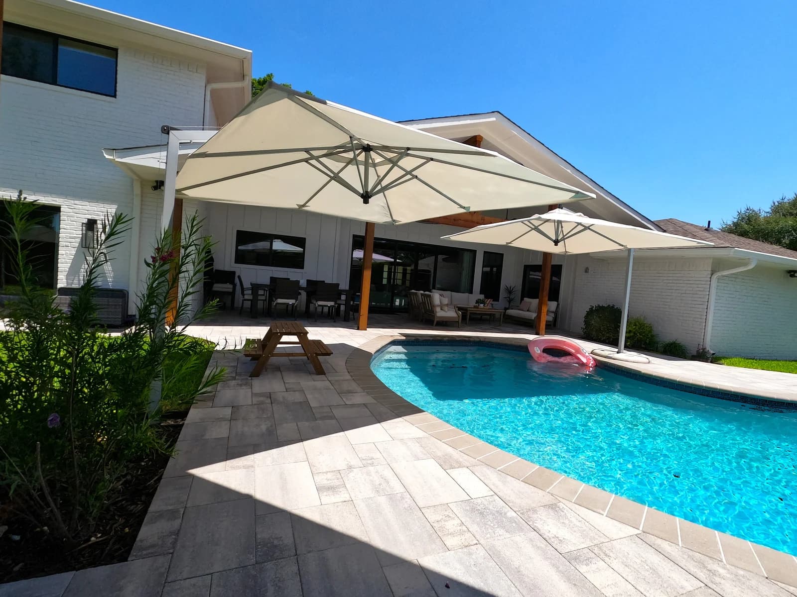Residential outdoor shade application