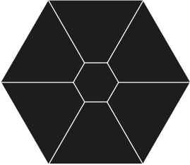 10.5 ft Hexagonal Side-Post canopy structure with six arms