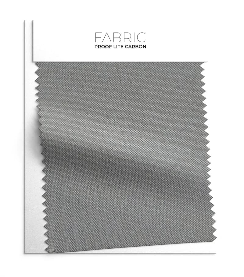 Carbon Cedar Proof (60% acrylic and 40% polyester) fabric swatch