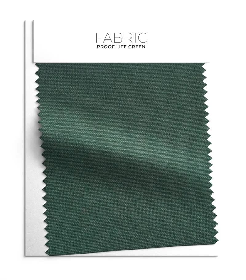 Green Cedar Proof (60% acrylic and 40% polyester) fabric swatch