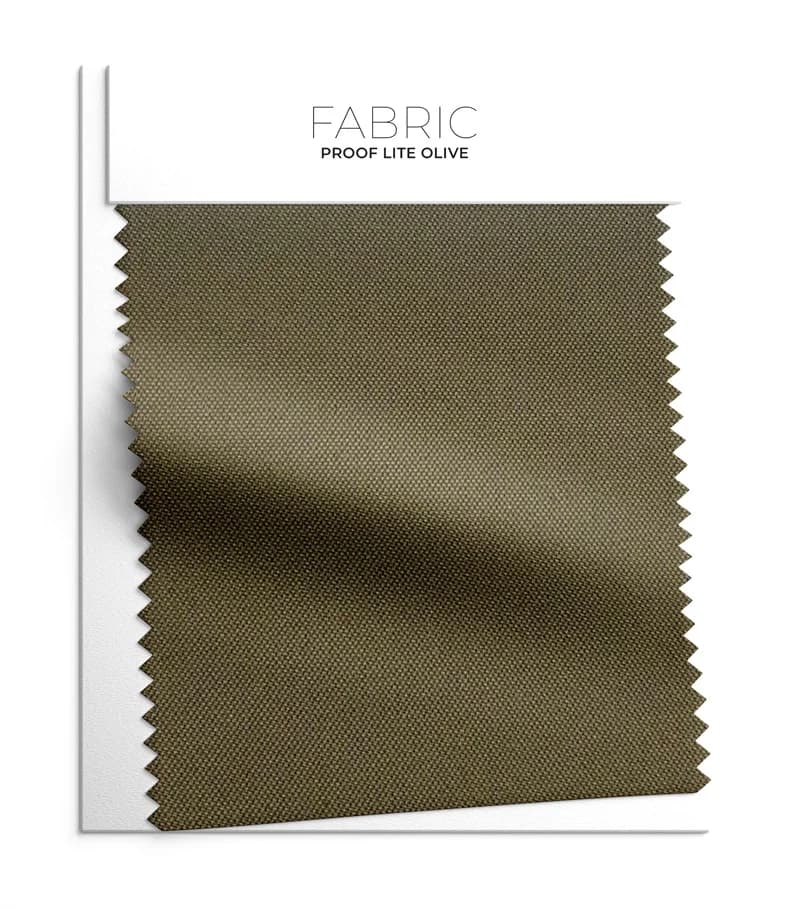 Olive Cedar Proof (60% acrylic and 40% polyester) fabric swatch