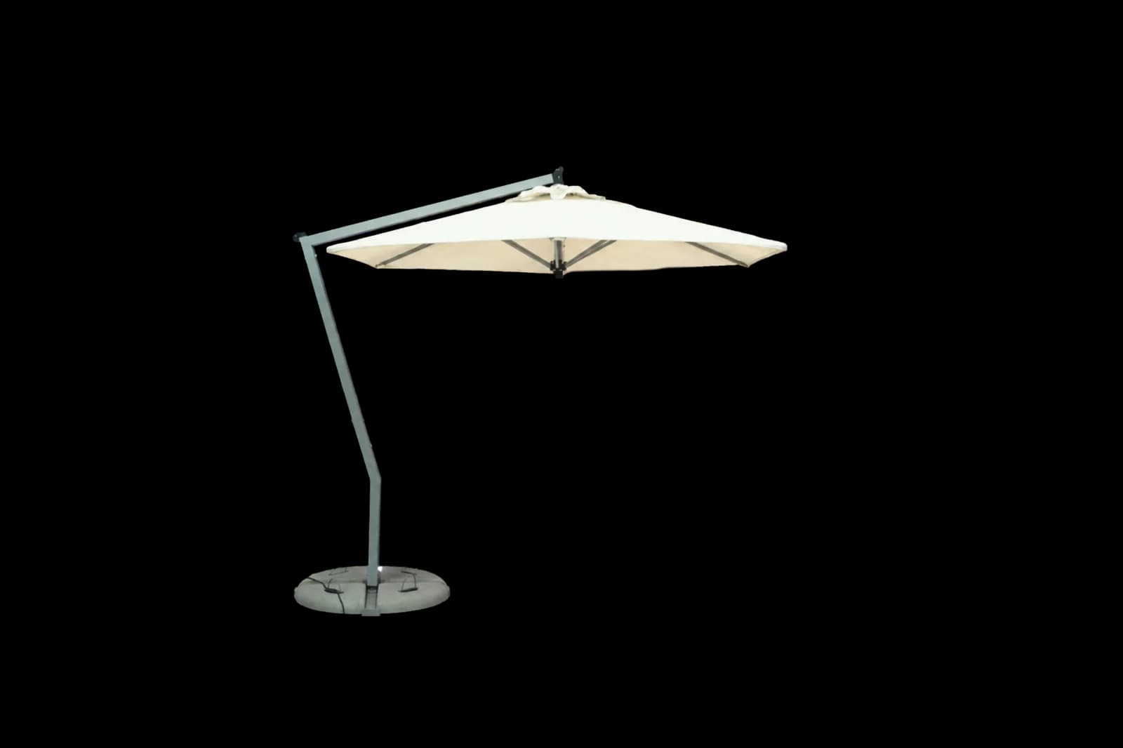 Open 10.5 ft Laguna Hexagonal Cantilever with six arms